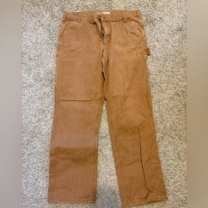 Carhartt Brown Relaxed Fit Utility pant. 38x34